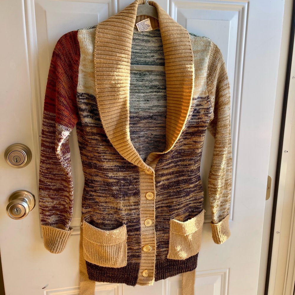 Vintage Hand Loomed Cadigan